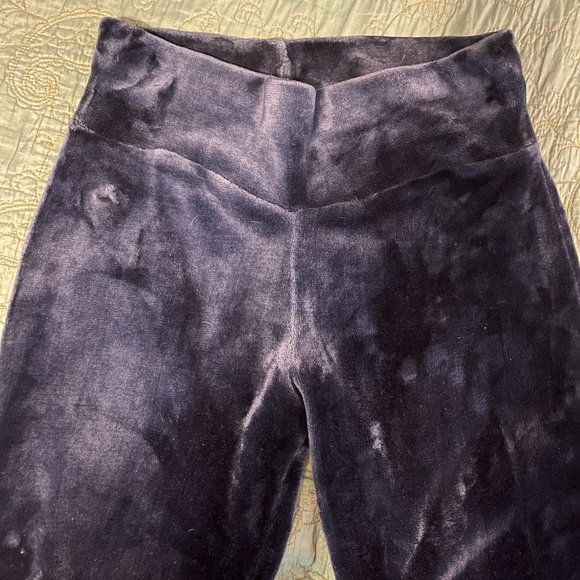 Blue Velour Pants - Picture 3 of 5